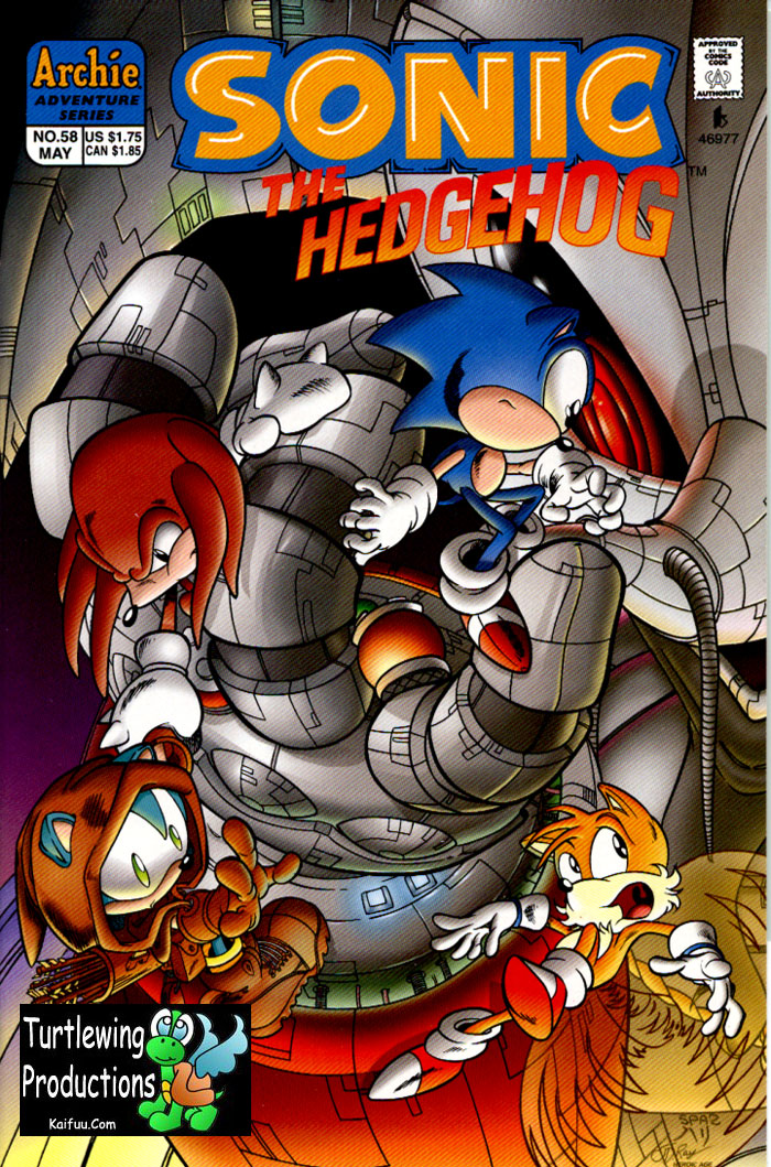 Sonic - Archie Adventure Series May 1998 Cover Page